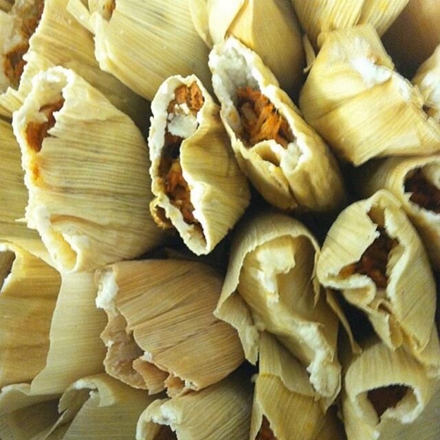 Pork Tamales with a side salad for your lunch! 
Soups &bull;Chicken Pozole&bull; &bull;Potato Leek&bull; 
Bluemoontulsa.com
918-749-7800
#breakfast #lunch #freshbaked #bread #pastries #pies #fresh #soups #salads #bestburgers #porktamales #lunchtimei